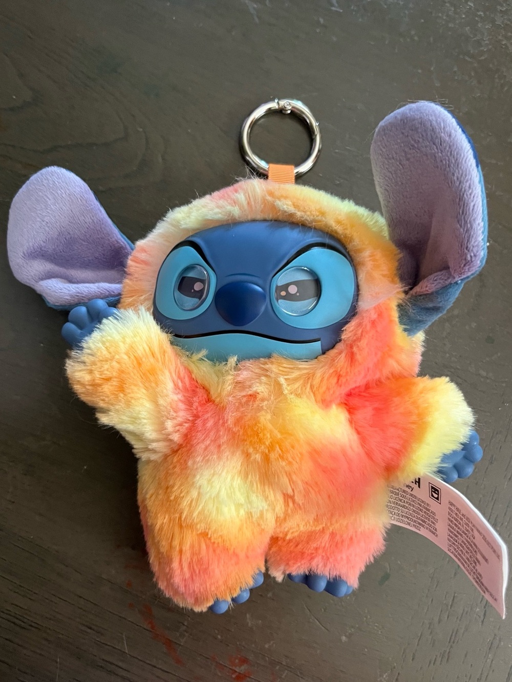 Snow cone swirl Stitch plush hanger